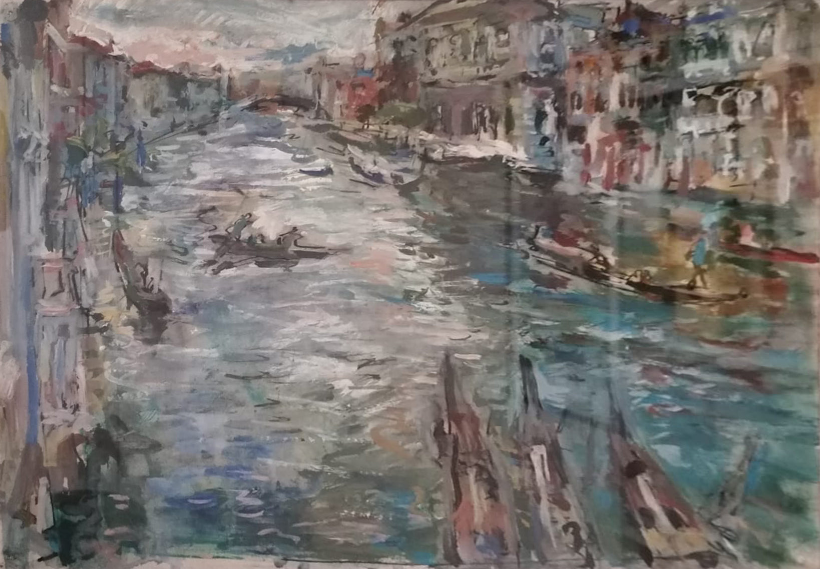 Emilio Vedova - Gran Canal desde mi estudio