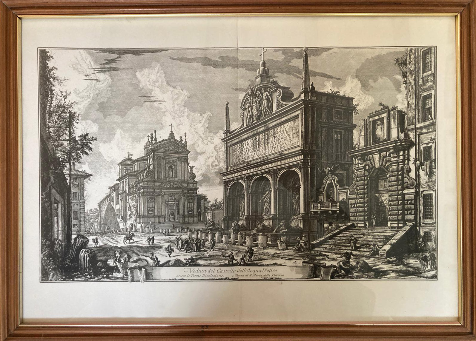Giovanni Battista Piranesi - Vista del Castillo Acqua Felice