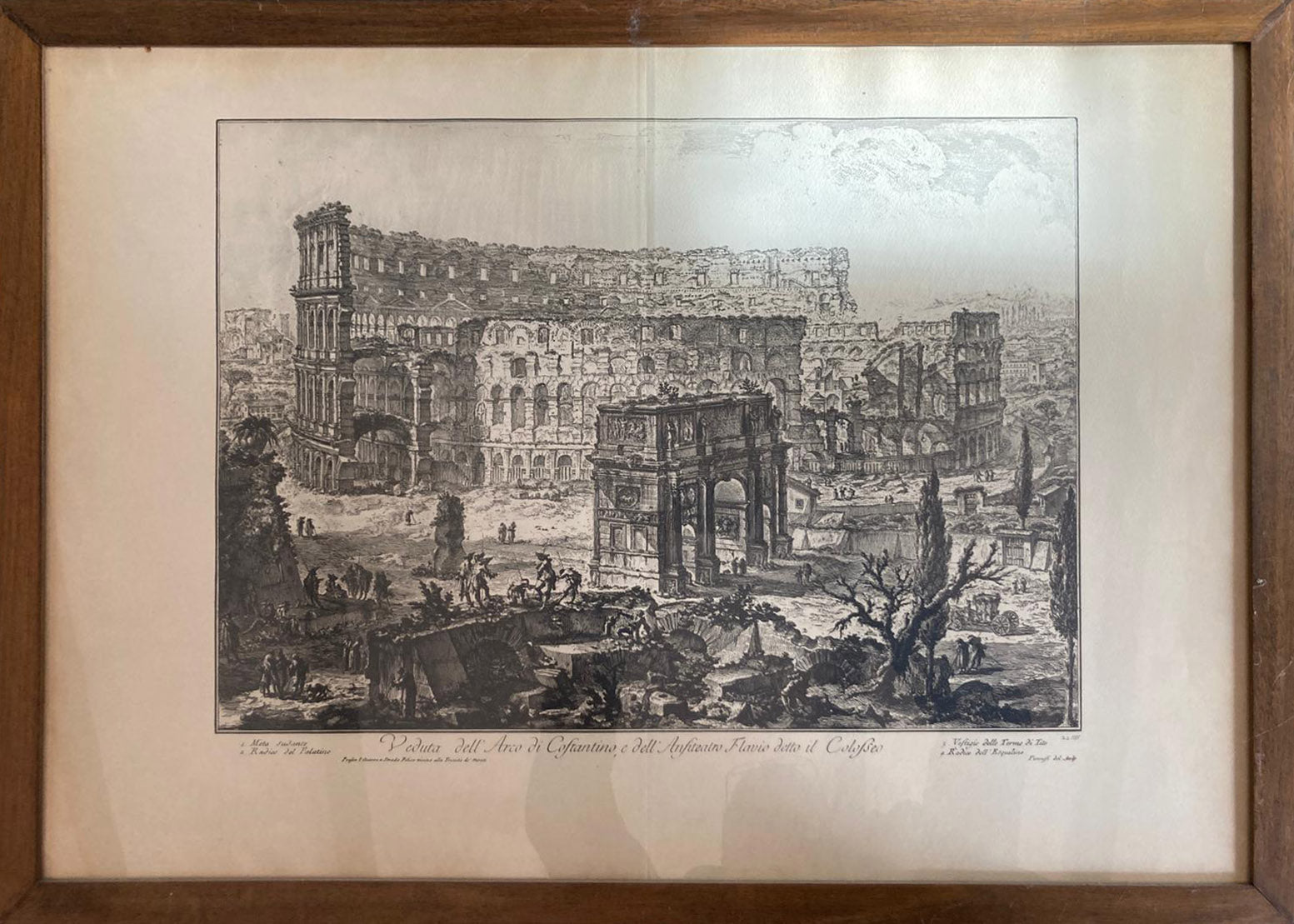 Giovanni Battista Piranesi - Vista del Arco de Constantino