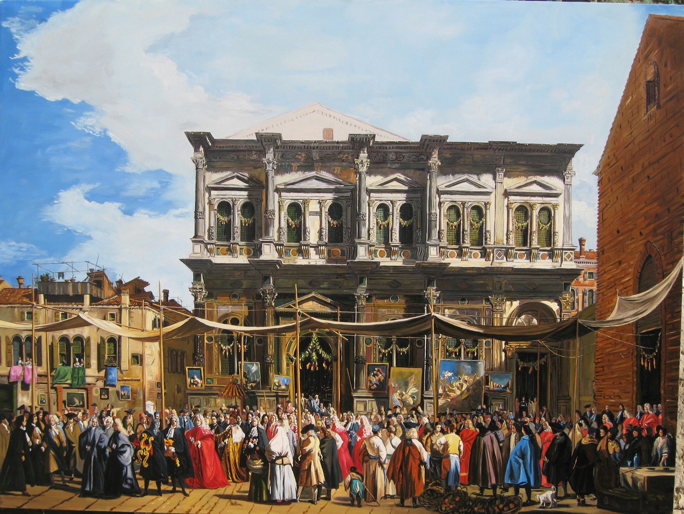 Michele Santonastaso - Venice - The Doge Visits the Church of San Rocco