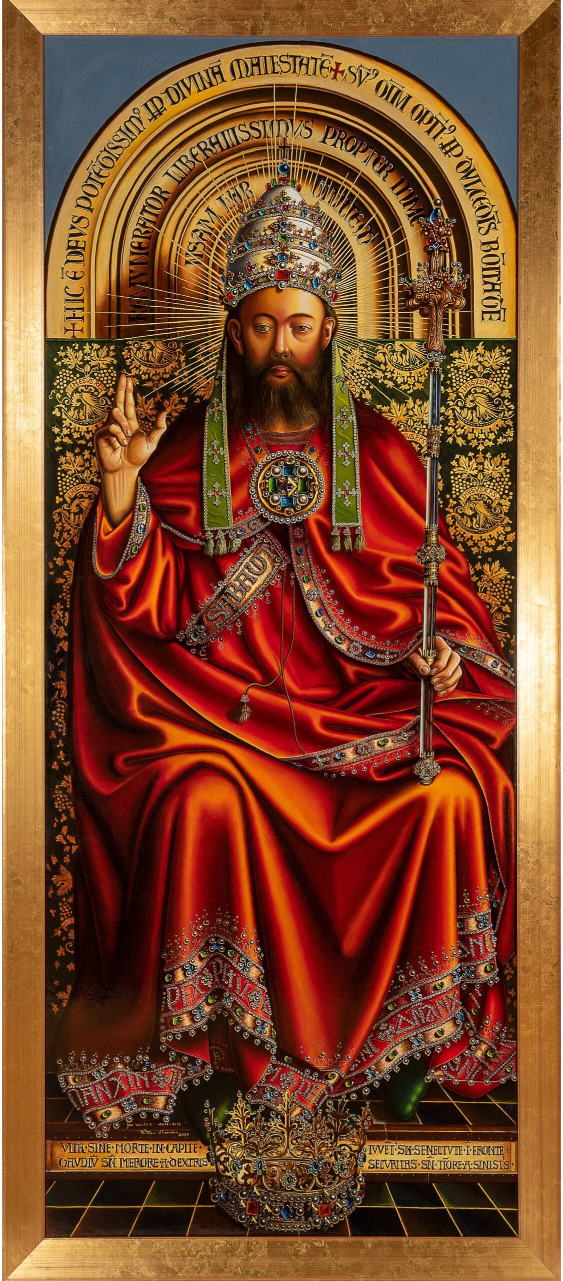 Vittorio Marchesi - The Majesty (copy after Jan Van Eyck)