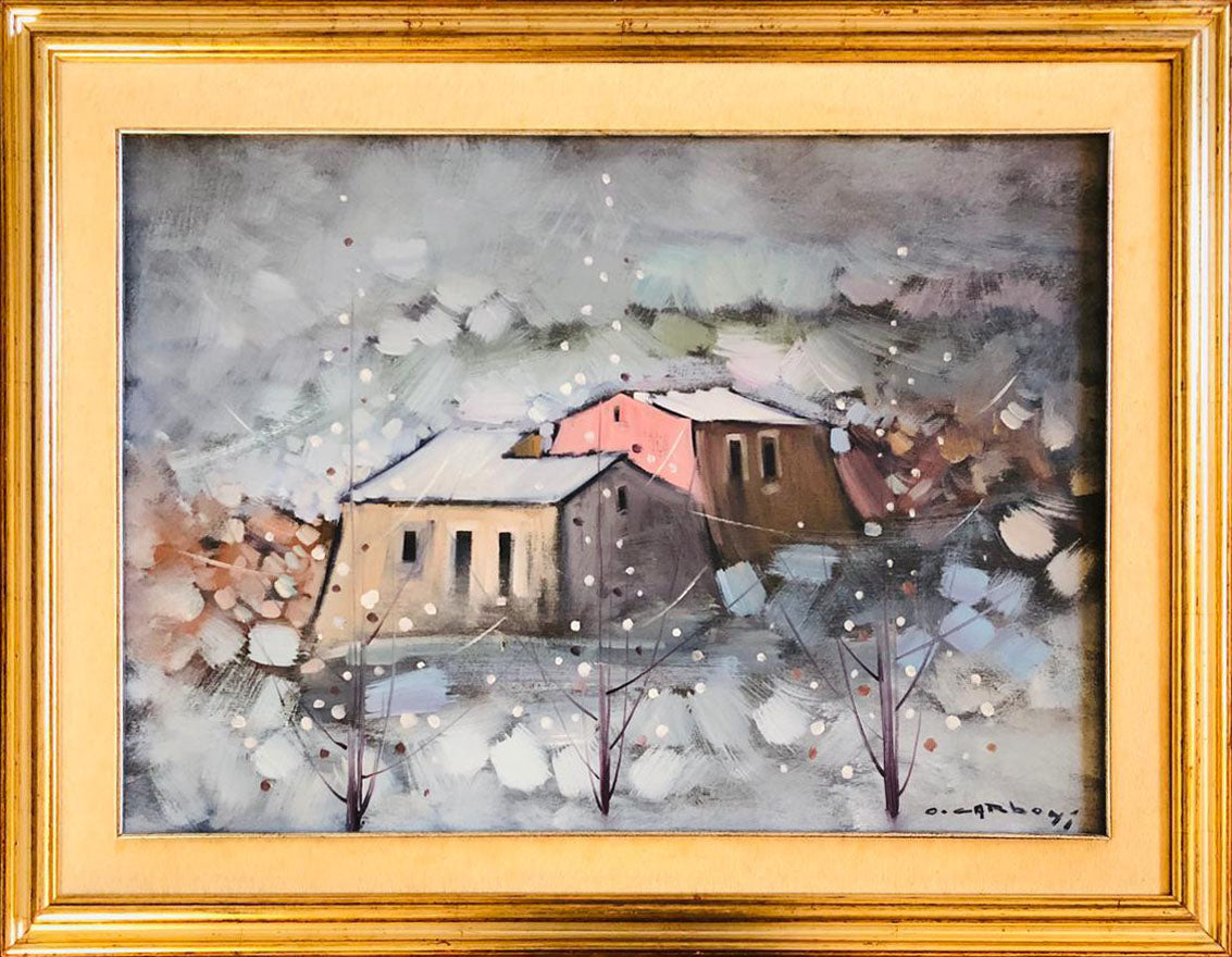 Ottavio Carboni - Paesaggio invernale sardo