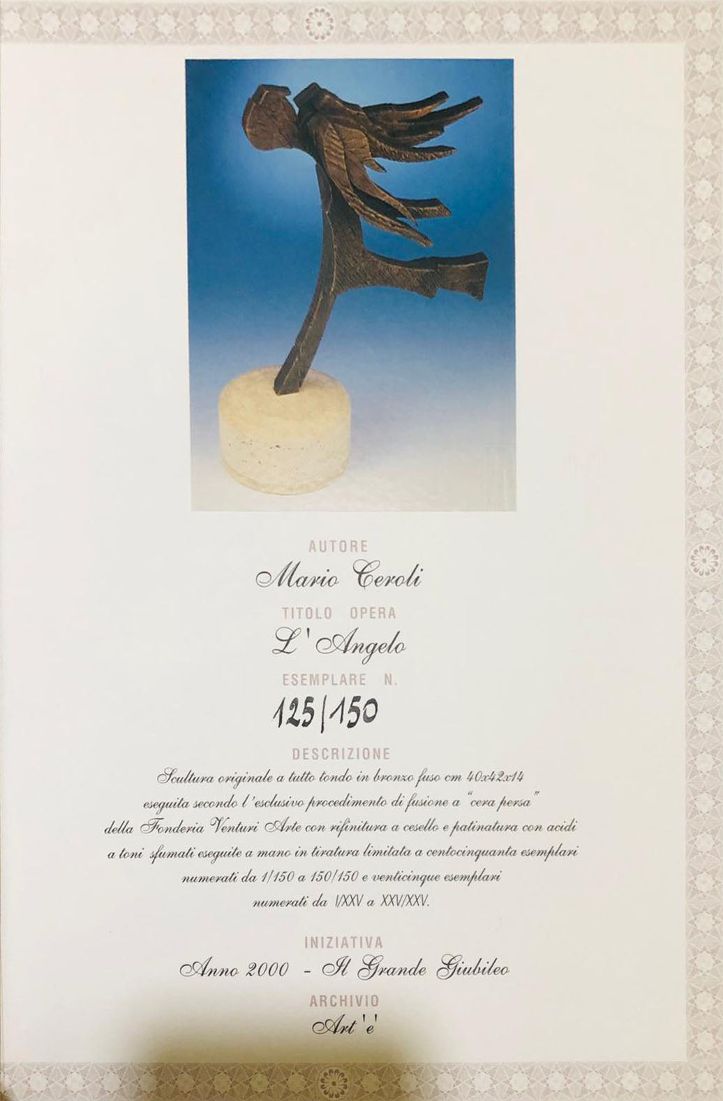 Mario Ceroli - El ángel