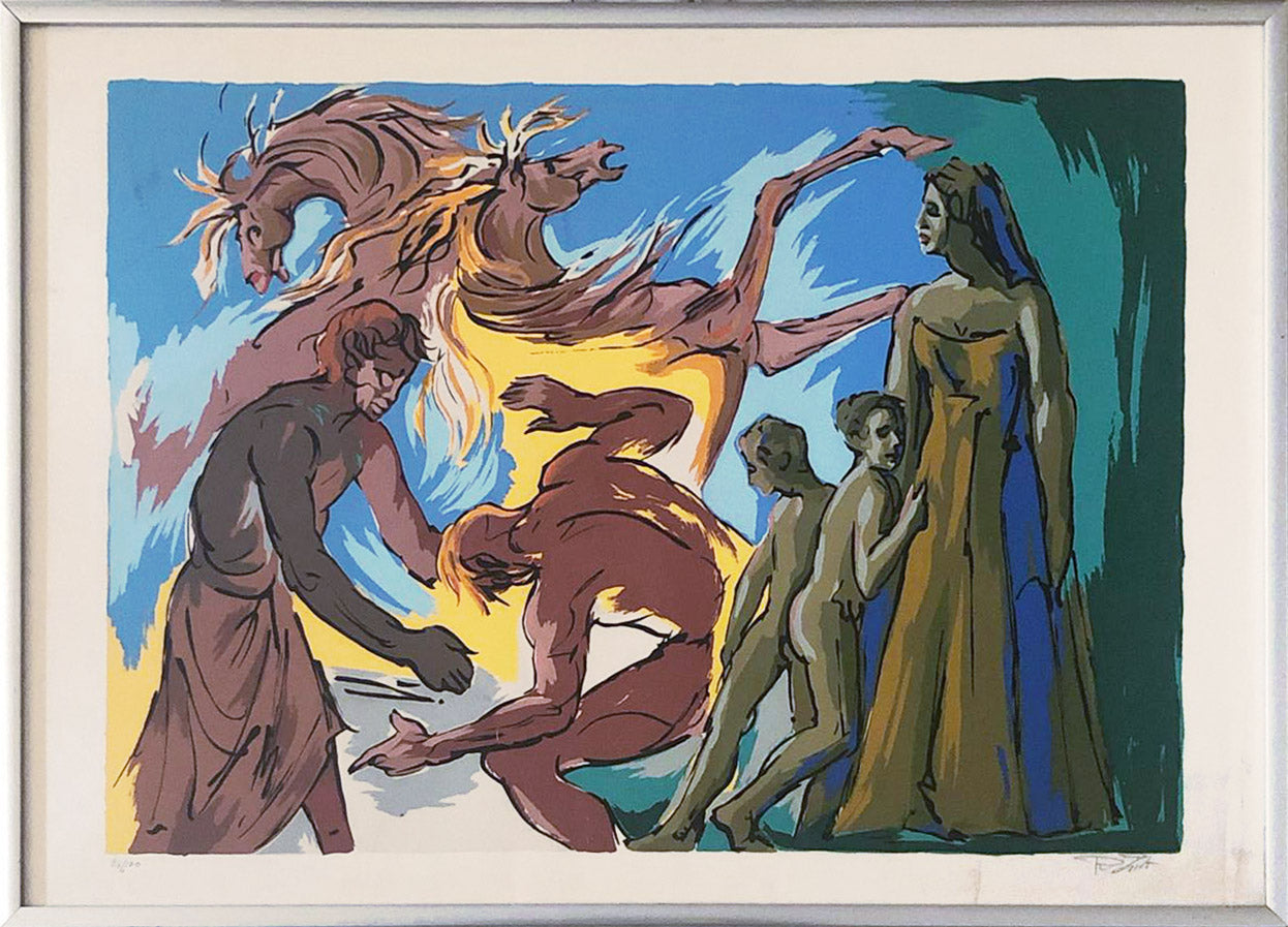 Rodolfo Zito - Figuras mitológicas con caballos