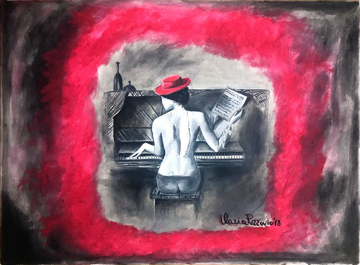 Ilaria Puzzovio - Donna al pianoforte