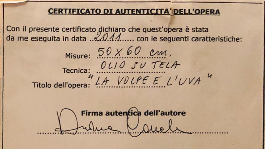 Andrea Canale - La volpe e l'uva