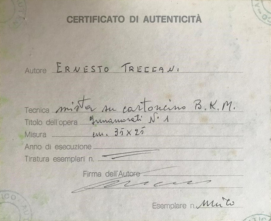 Ernesto Treccani - Innamorati n.1