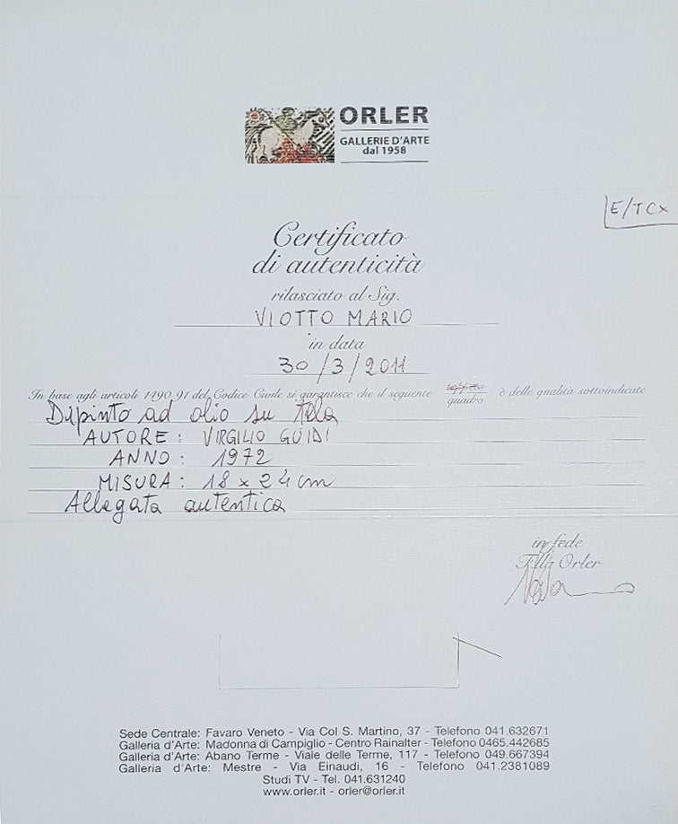 Virgilio Guidi - Bacino di San Marco