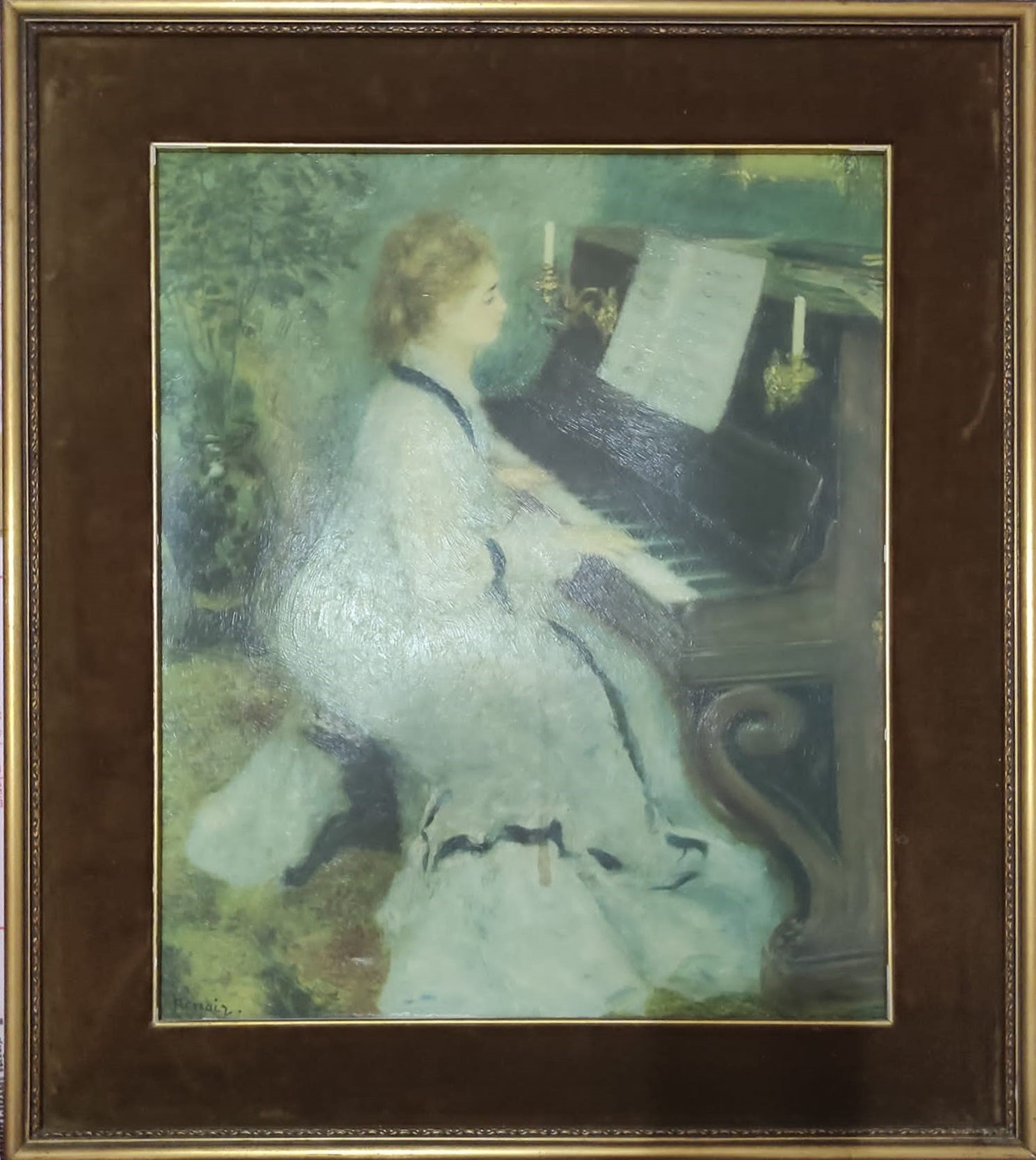 Autore Sconosciuto - Omaggio a Renoir, Pianista