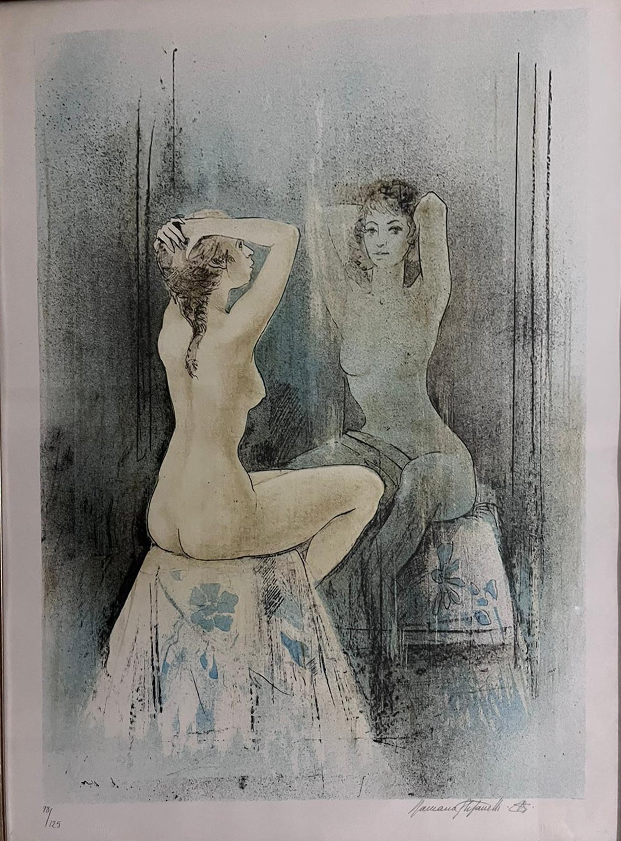 Romano Stefanelli - Desnudo en el espejo