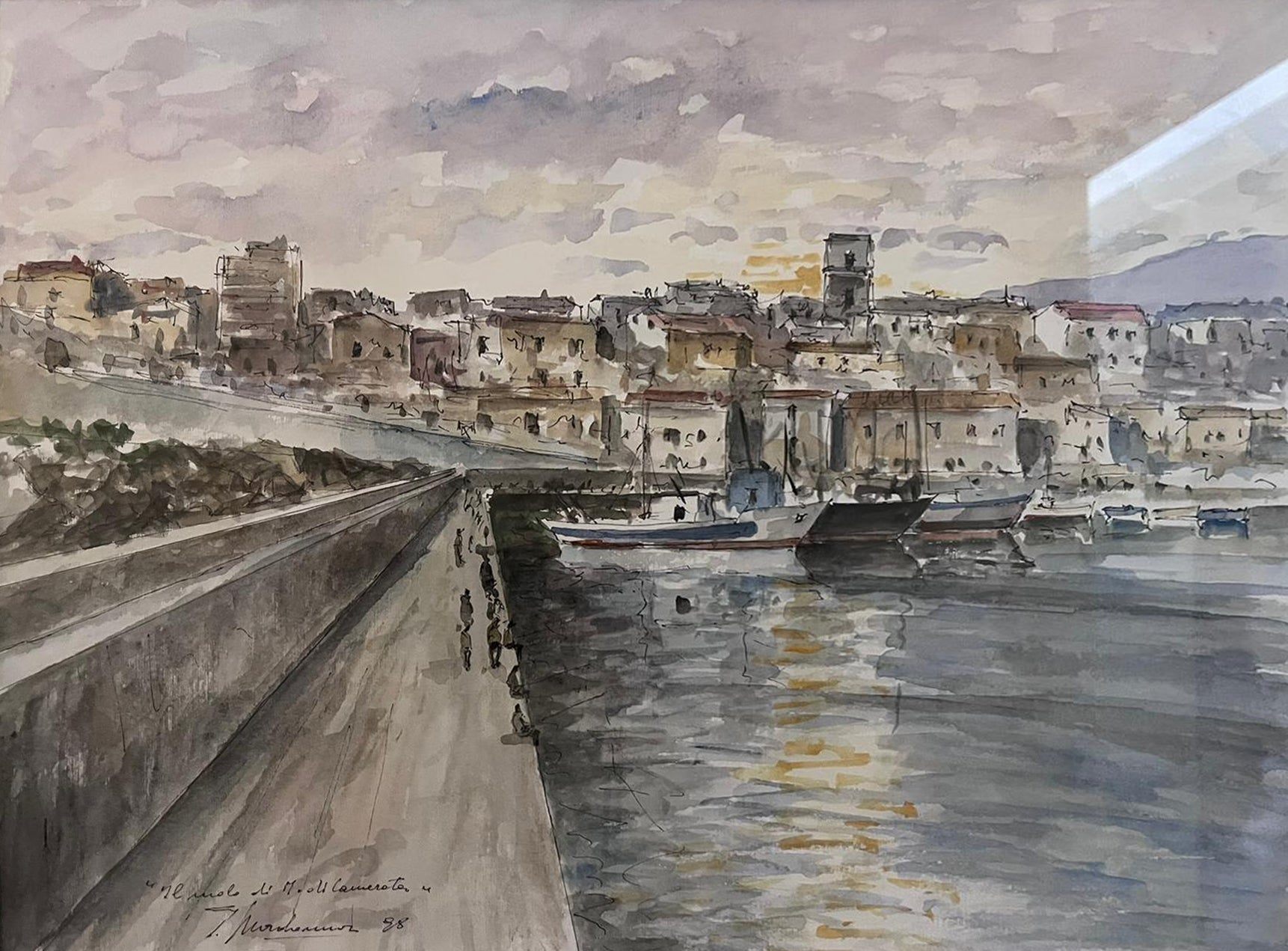 Autor bajo revisión - El muelle de Marina di Camerota
