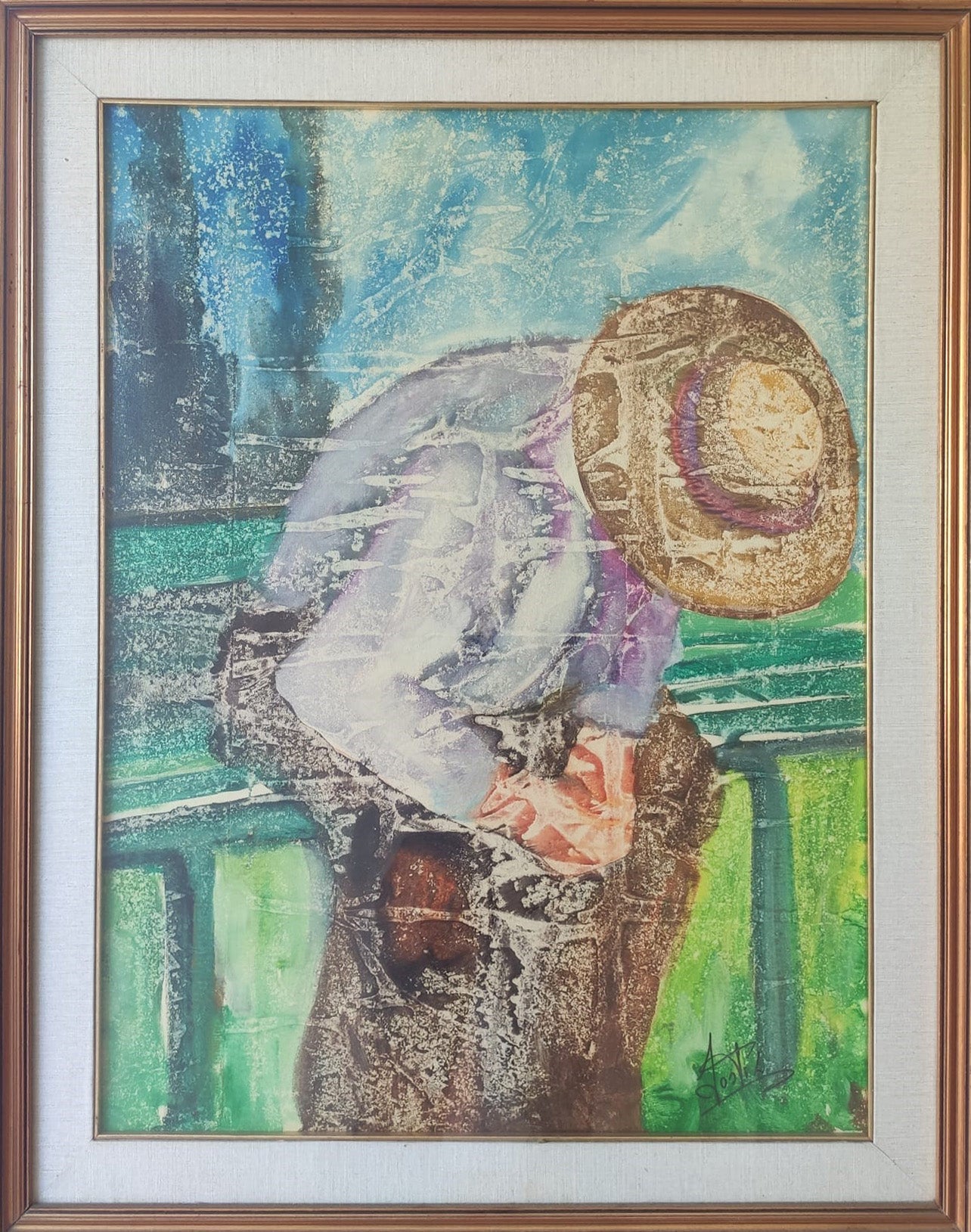 Autor desconocido - Figura sentada en el banco