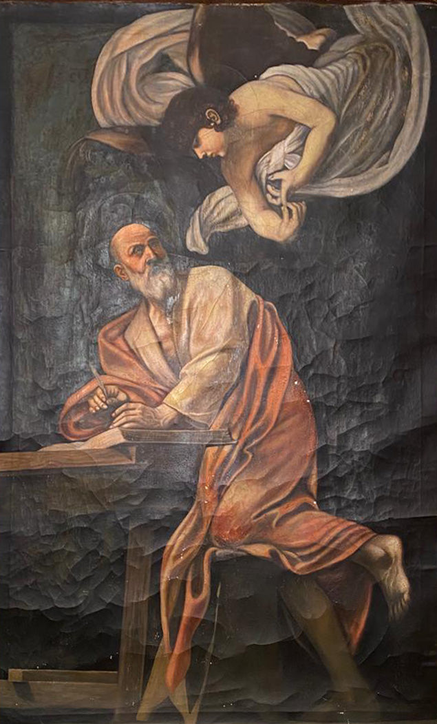 Copia de Caravaggio - San Mateo y el ángel