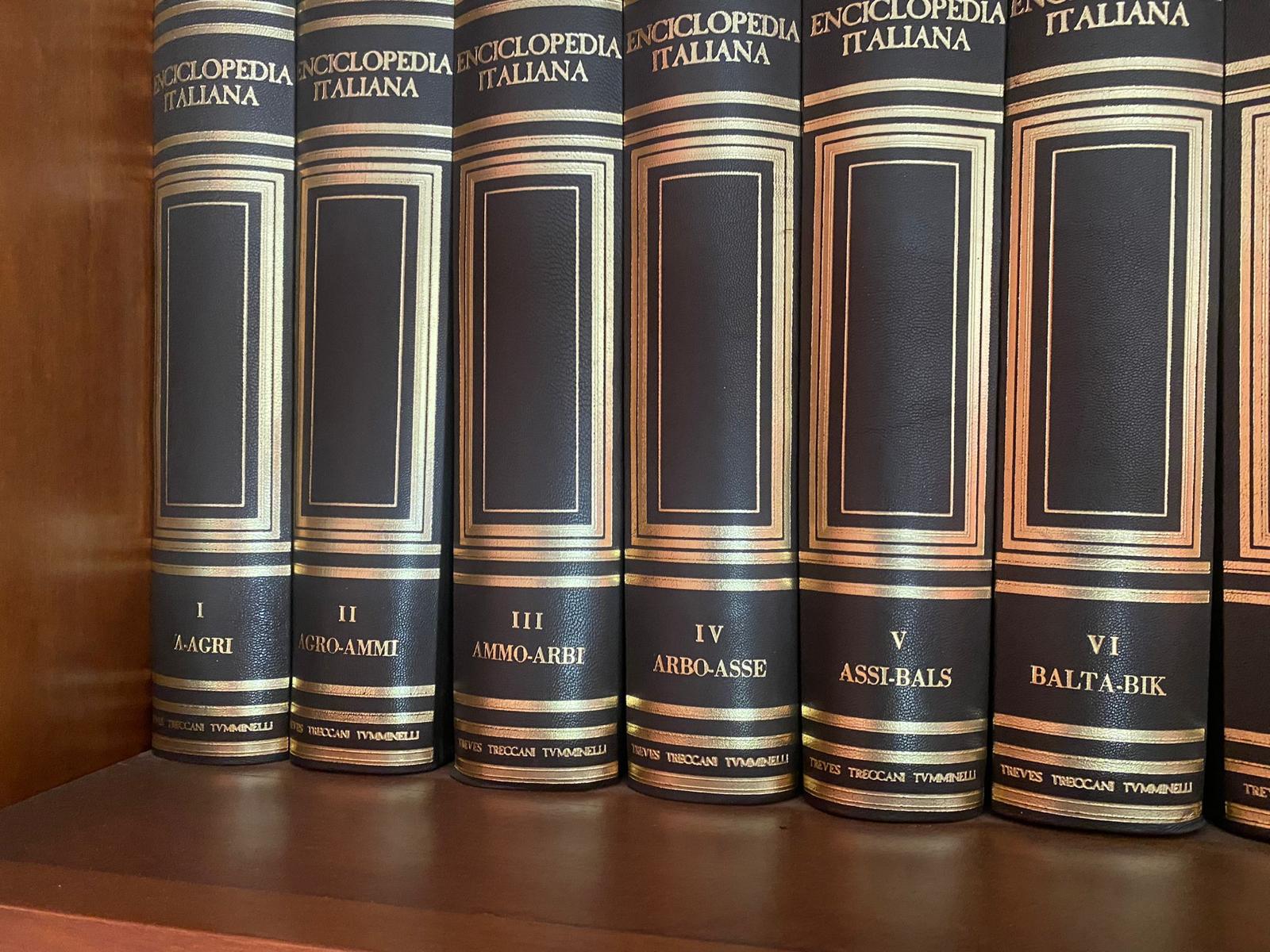 Enciclopedia Italiana di scenze , letteratura ed arti Treccani 1° edizione  (54 Volumi)