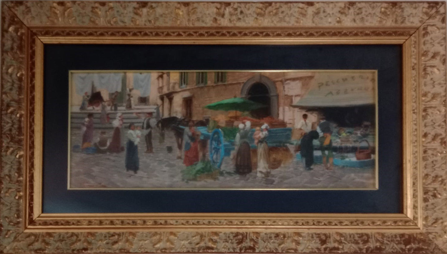 Francesco Tammaro - Vecchia Napoli, scorcio rionale