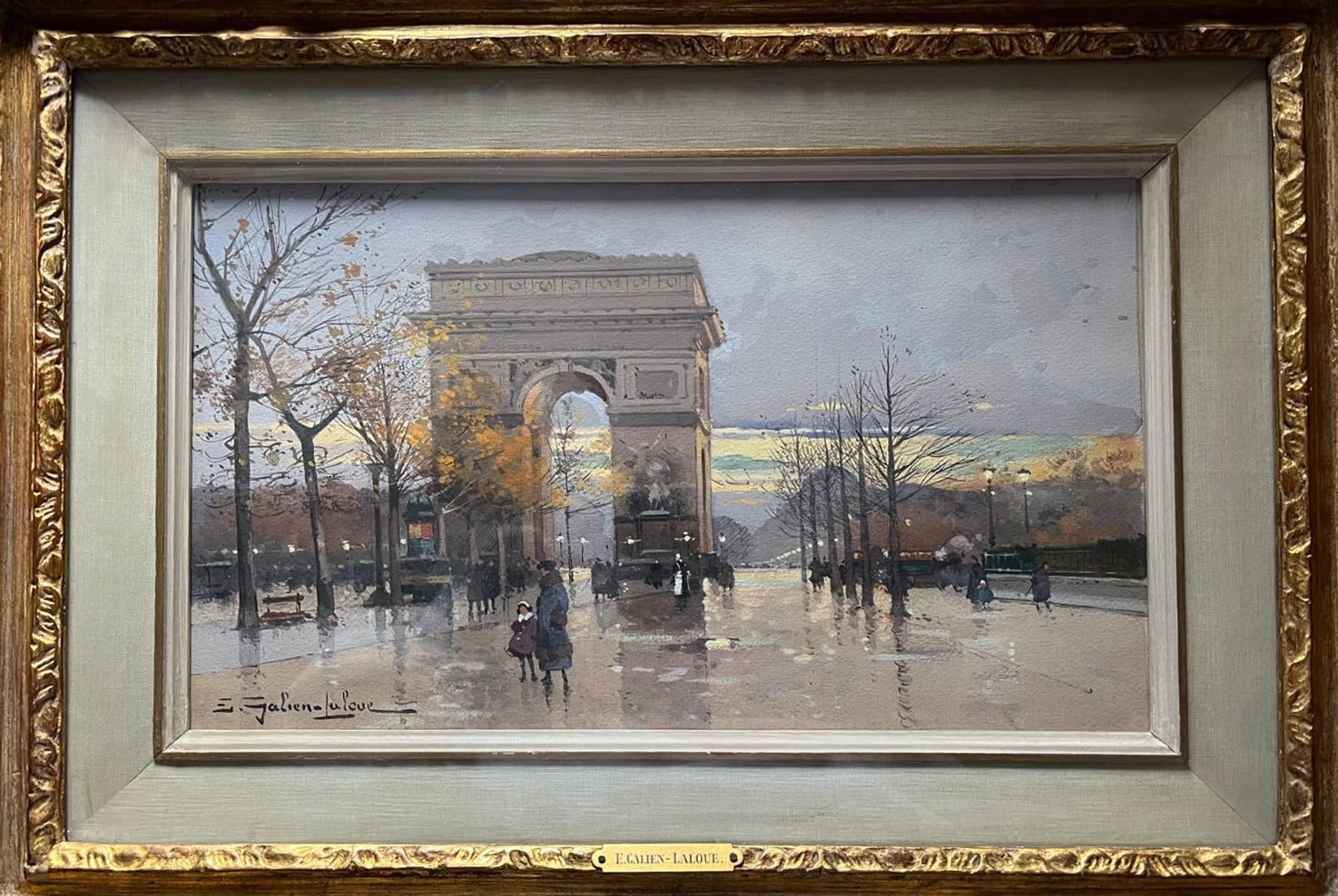 Atribuido a Eugène Galien-Laloue - Arco de Triunfo