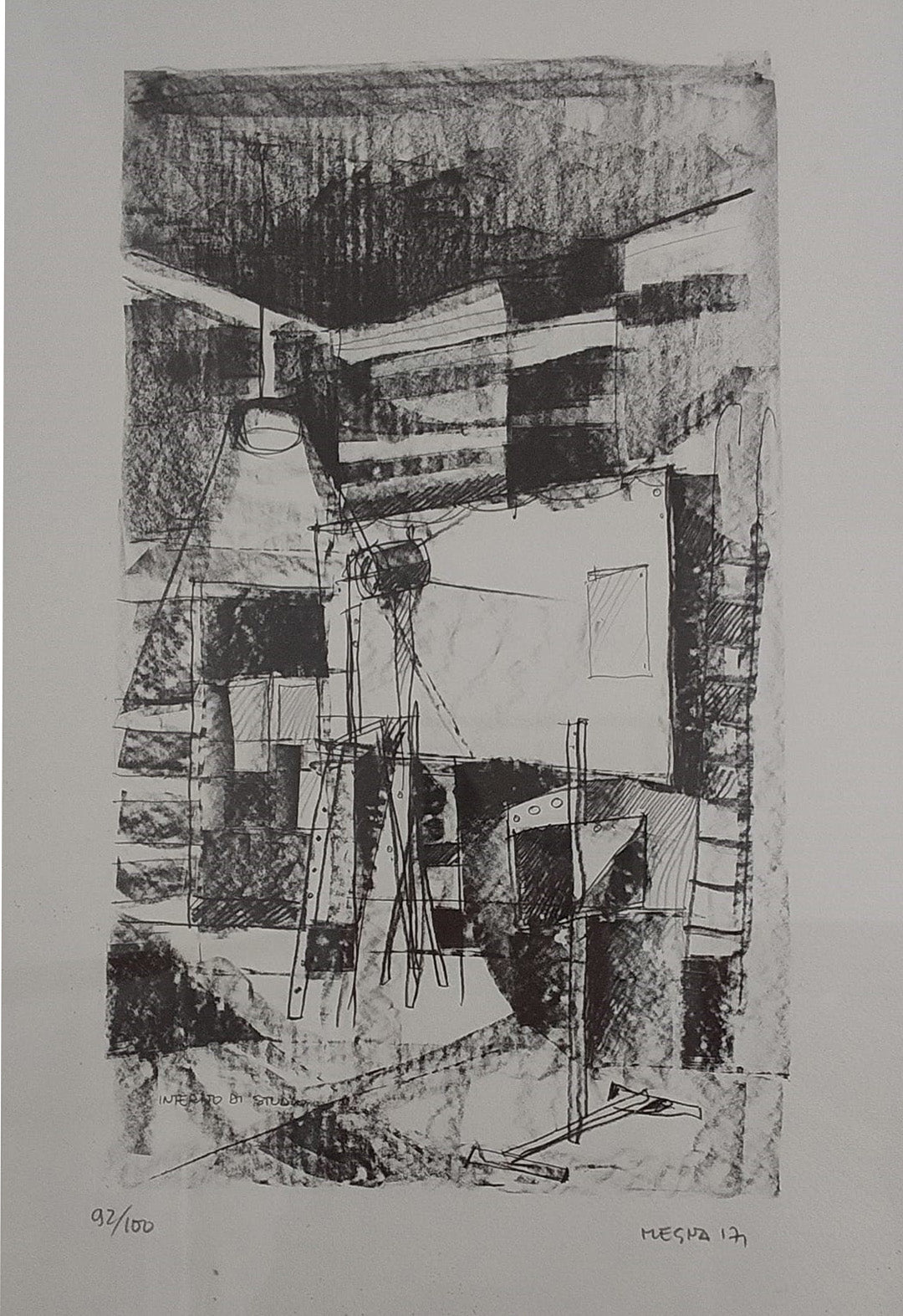 Giuseppe Megna - Interior del estudio