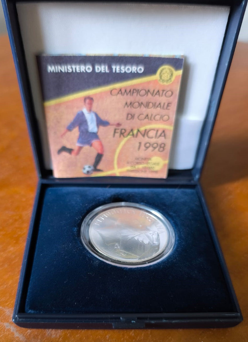 Moneda conmemorativa del Mundial de Francia - Ministerio del Tesoro