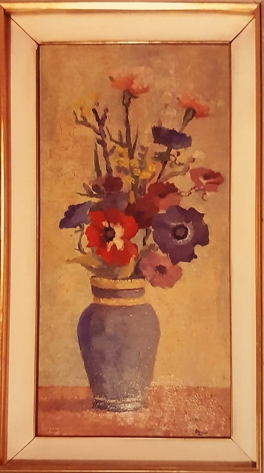 Luigi Brambati - Sin título (Jarrón de flores)