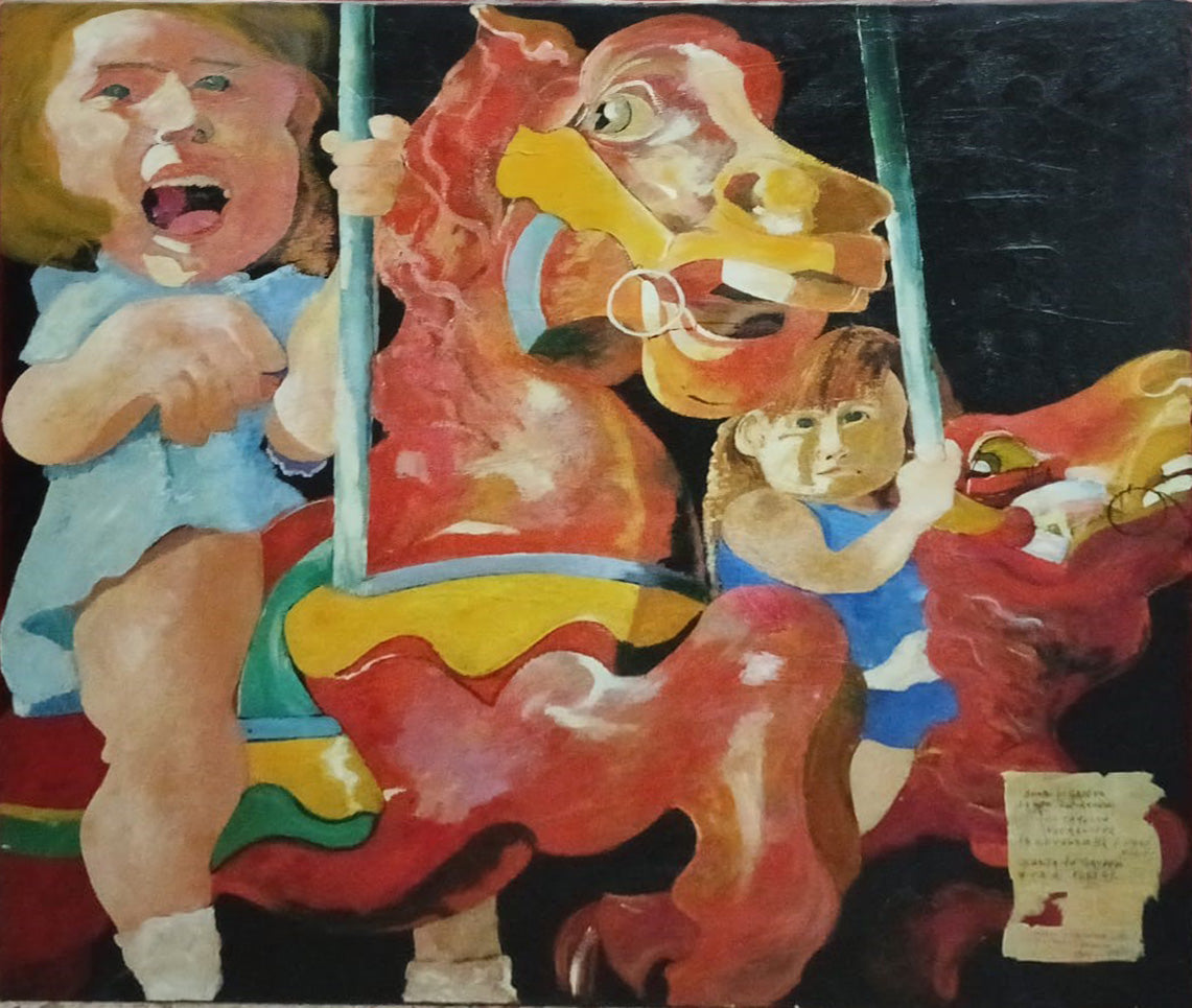 Autore Sconosciuto - Senza Titolo (Giostra di Cavalli)