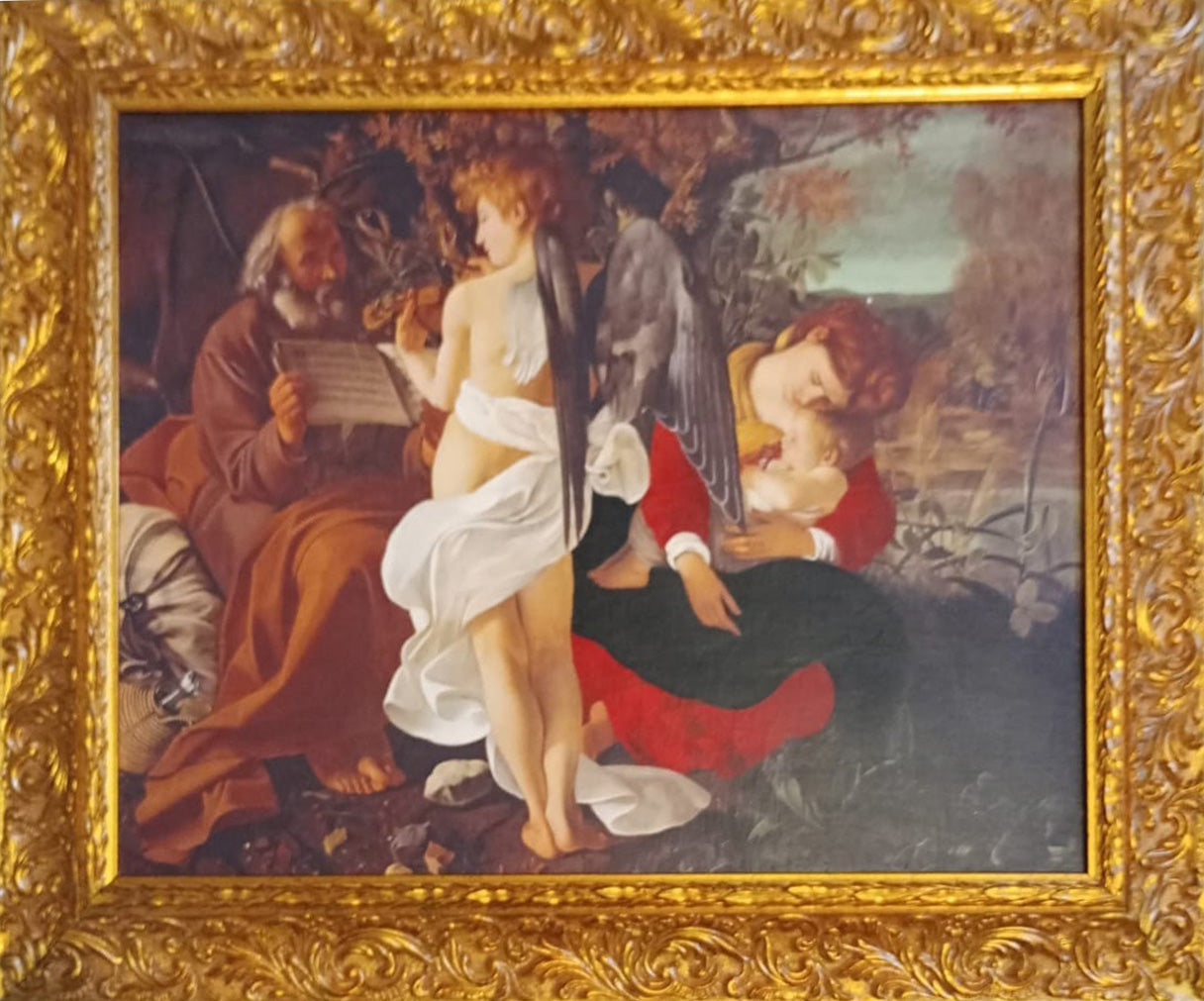 Caravaggio - Rest on the Flight into Egypt