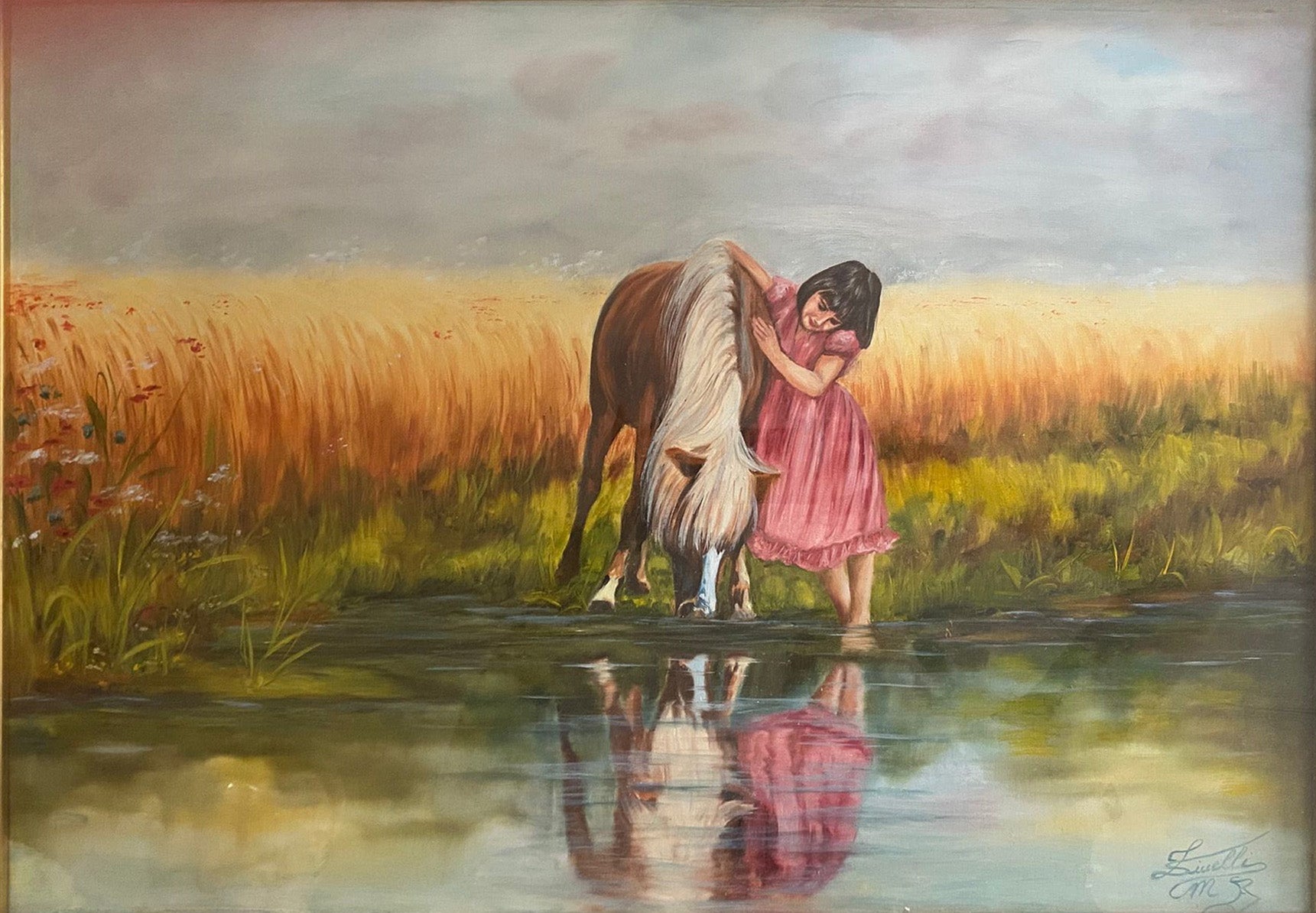 Maria Zinelli - Bimba con poni