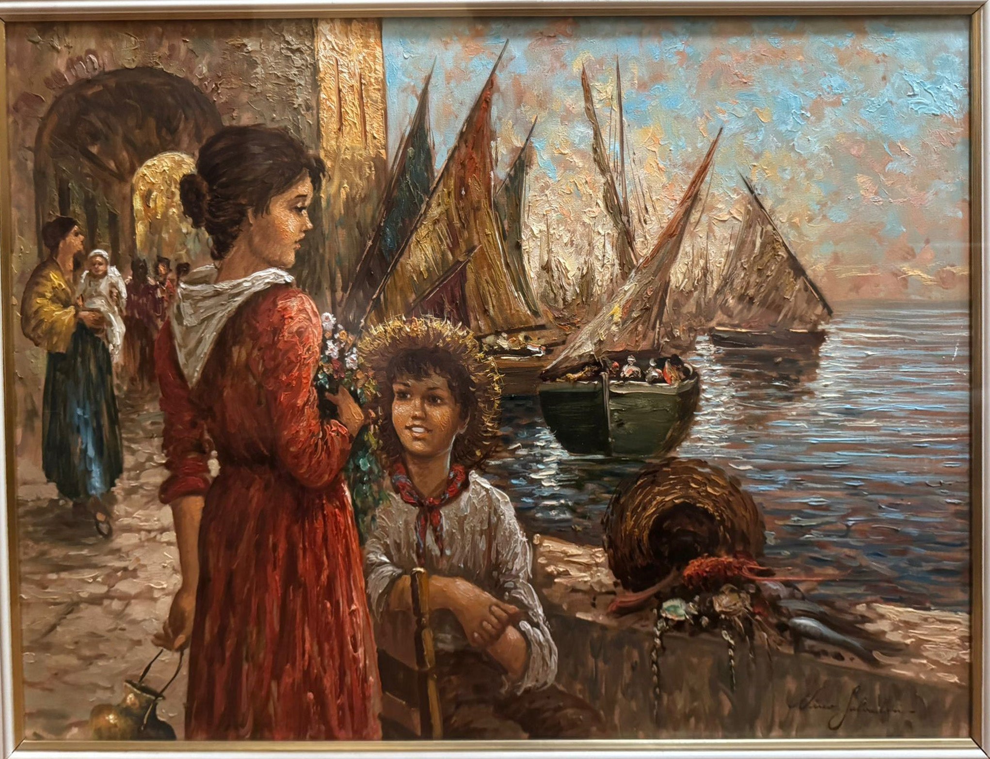 Nino Salvadori - Paisaje junto al mar