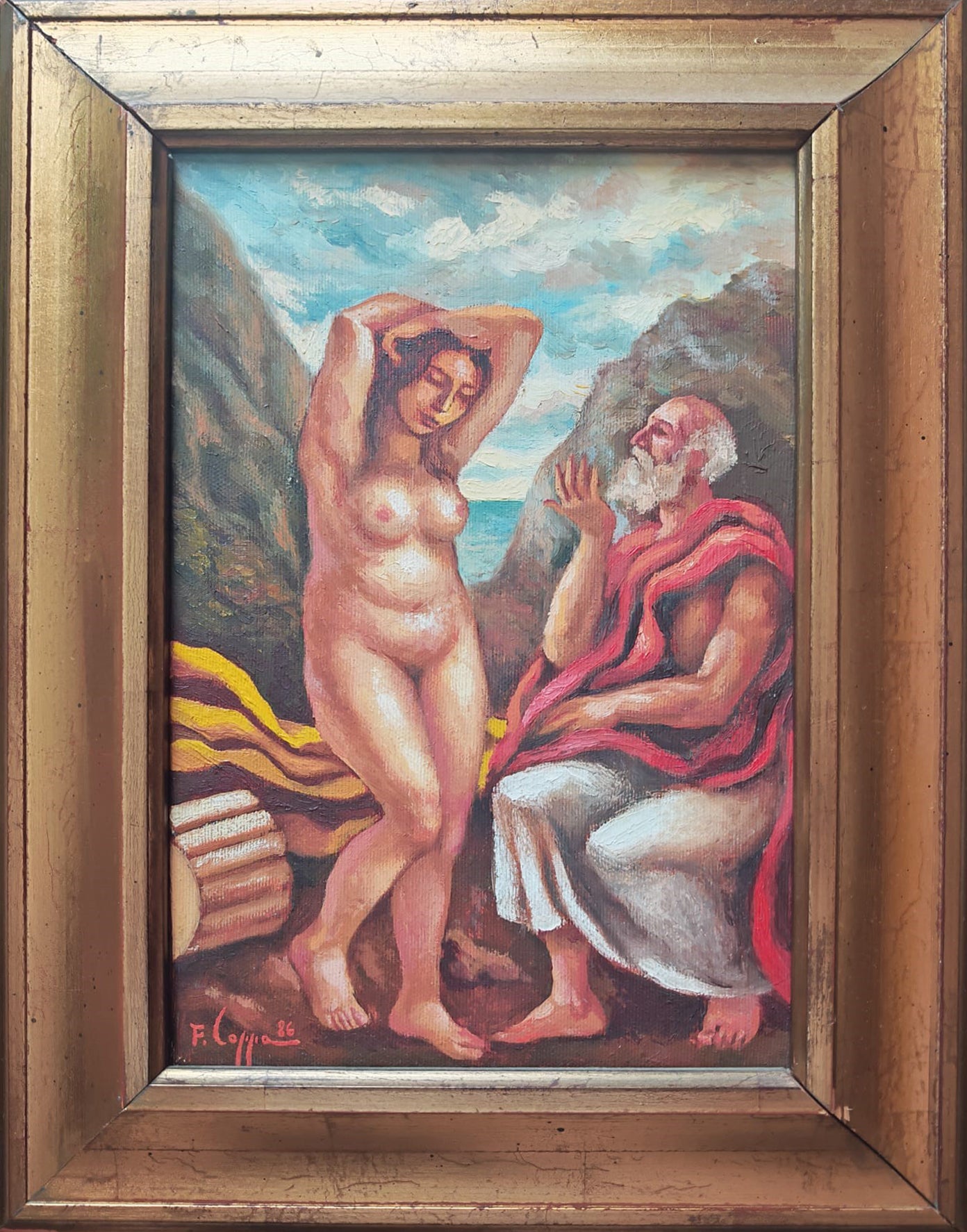 Francesco Coppa - Escena mitológica