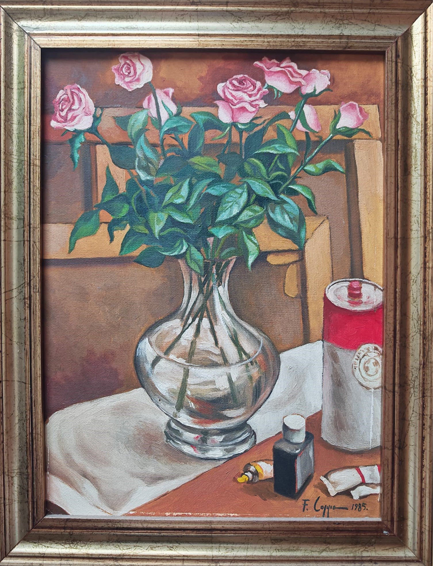 Francesco Coppa - Still Life with Flowers