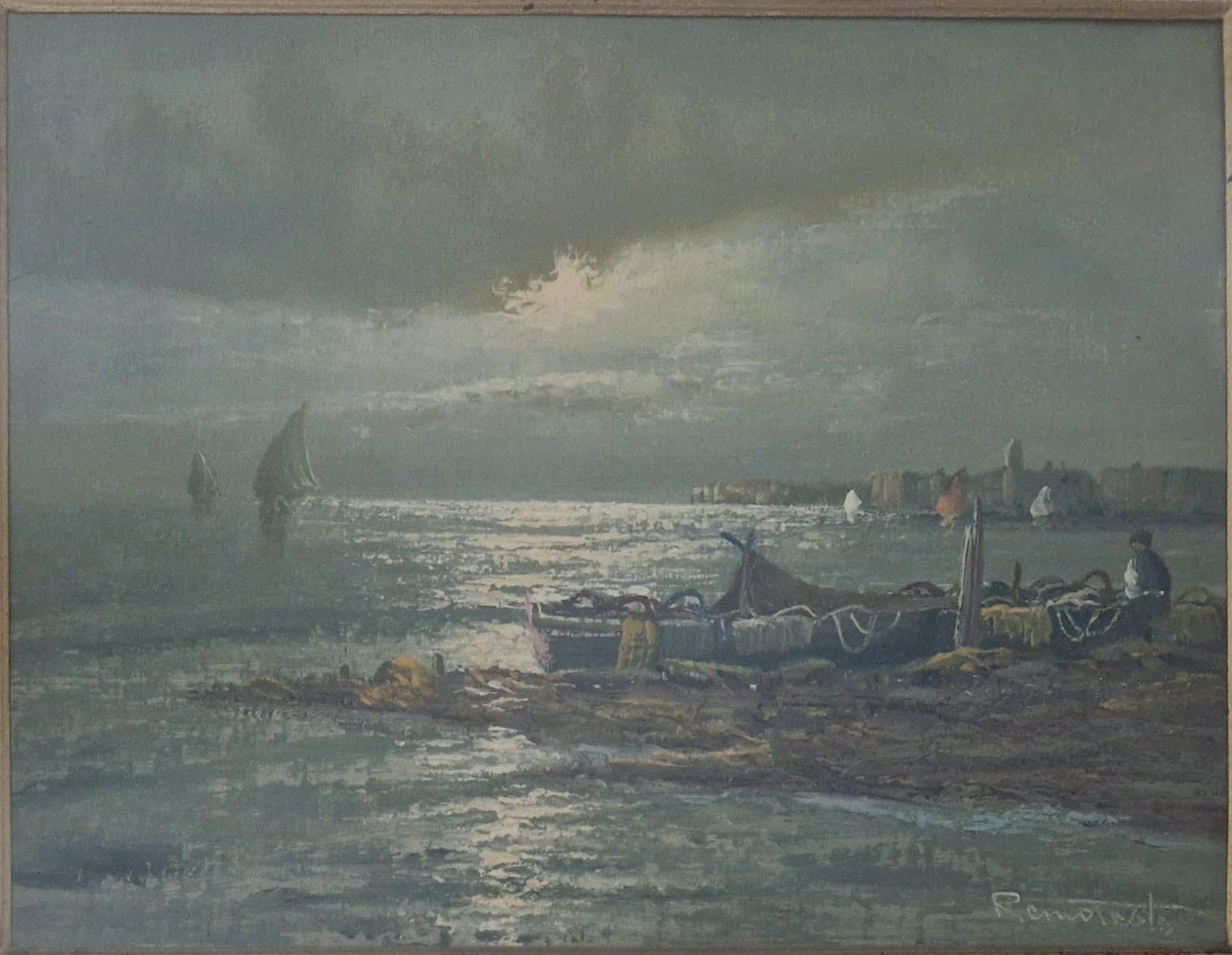 Remo Testa - Senza titolo (marina)