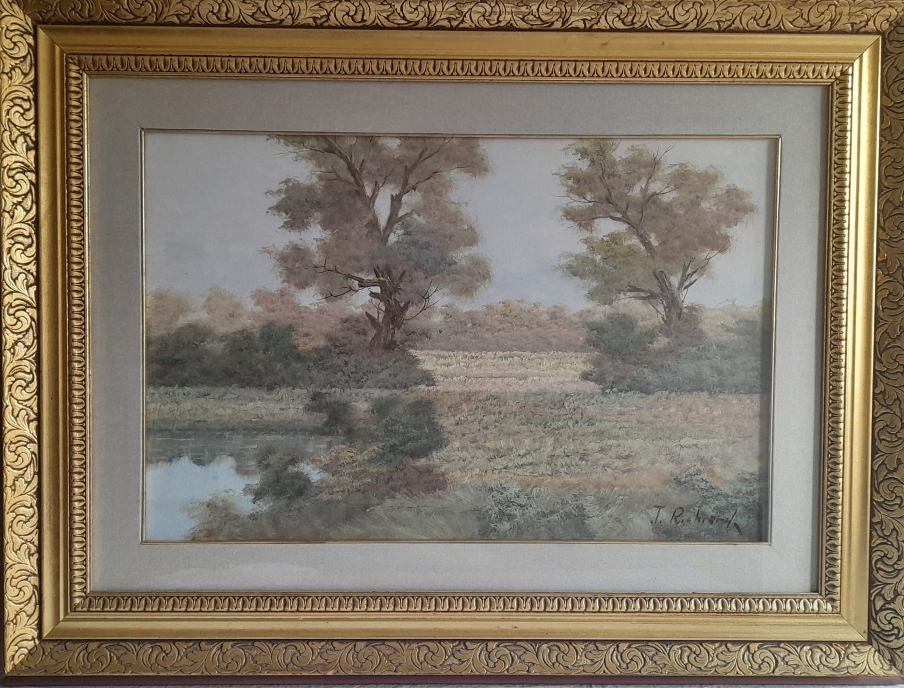 Paesaggio – Olio – J. Richiard
