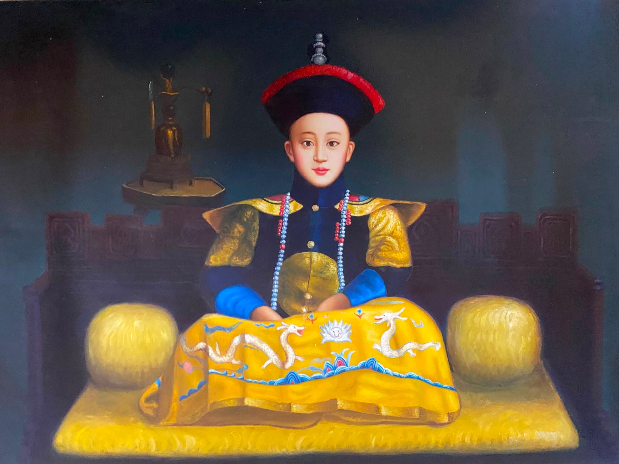 Senza titolo (ritratto dell'Ultimo Imperatore fanciullo) – Olio – Zong Qiang