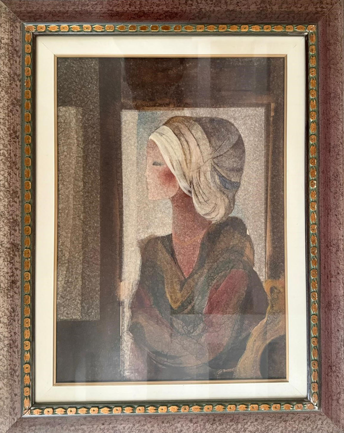 Franco Bresciani de Rovato - Sin título (Mujer con sombrero)