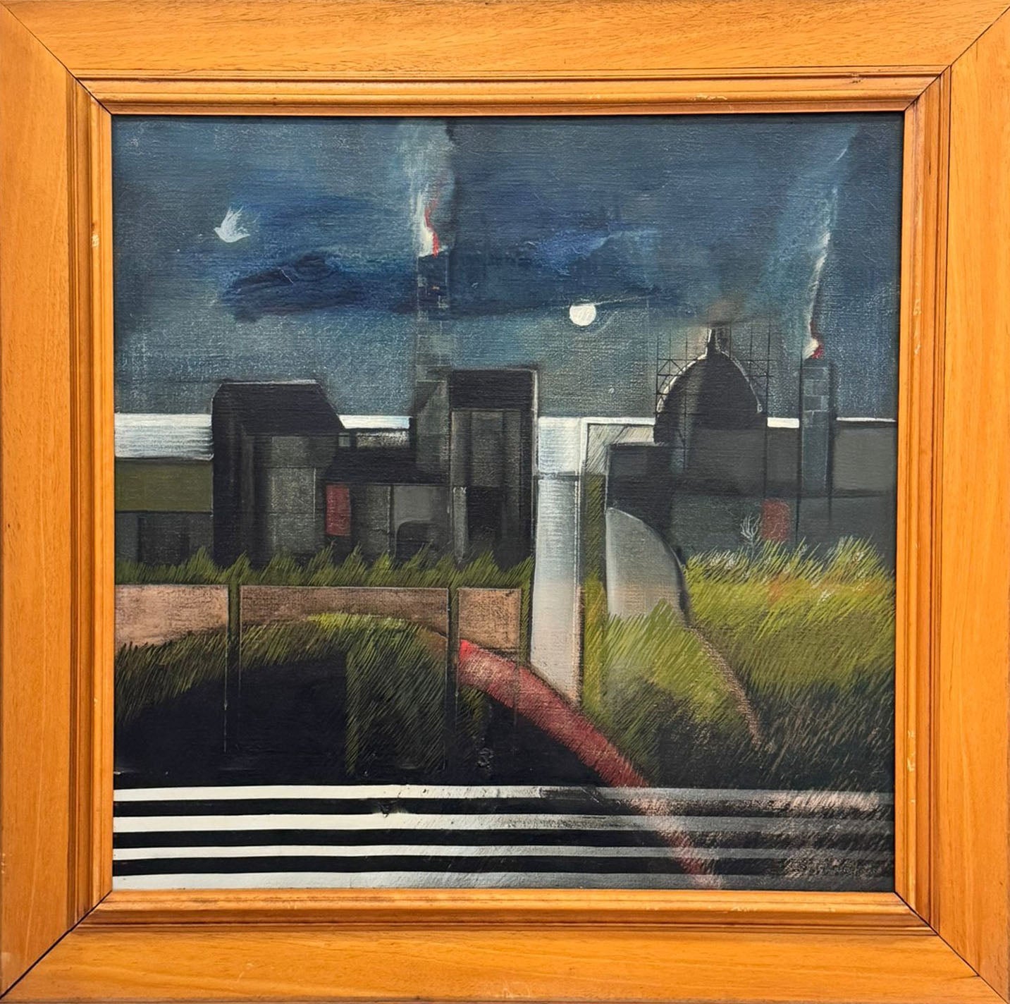 Pino Finocchiaro - Senza titolo (paesaggio urbano)