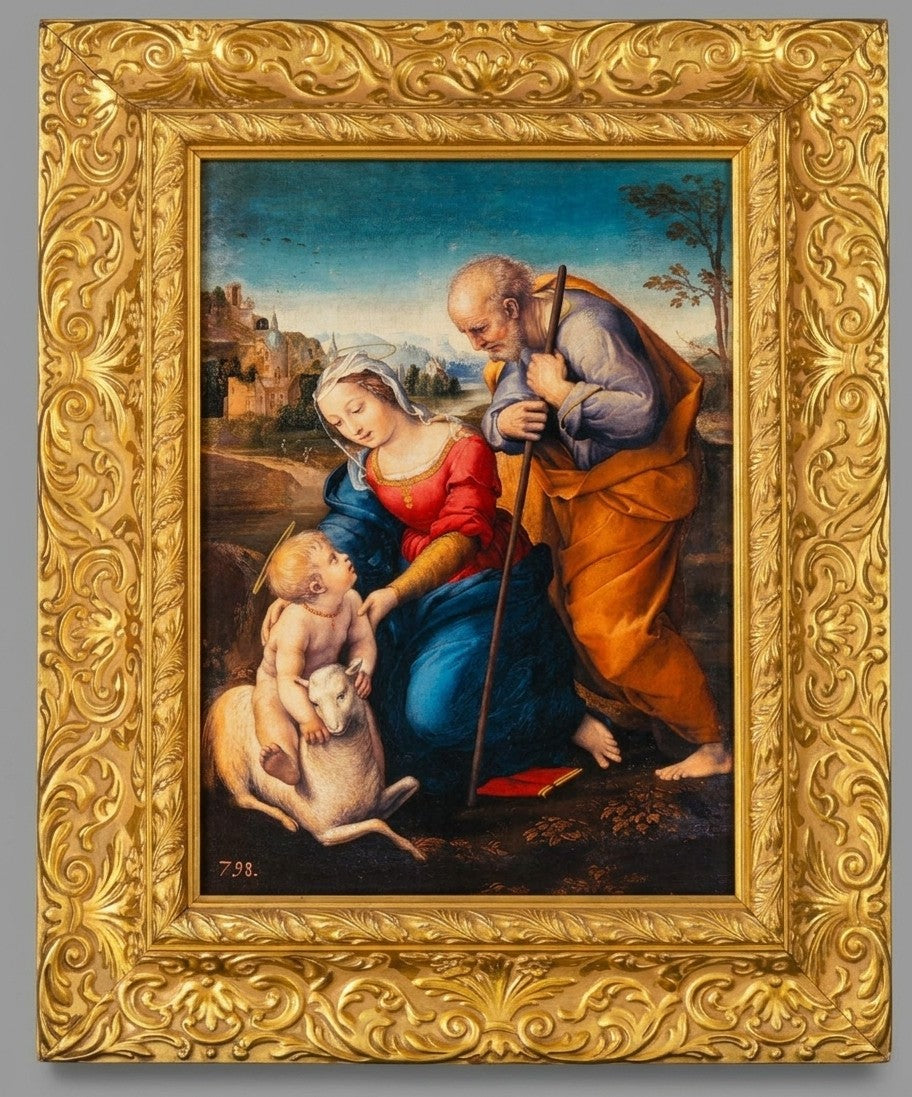 Raffaello - Sacra famiglia con agnello - San Paolo Patrimonio