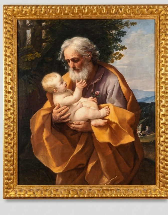 Guido Reni- San Giuseppe col bambino - San Paolo Patrimonio