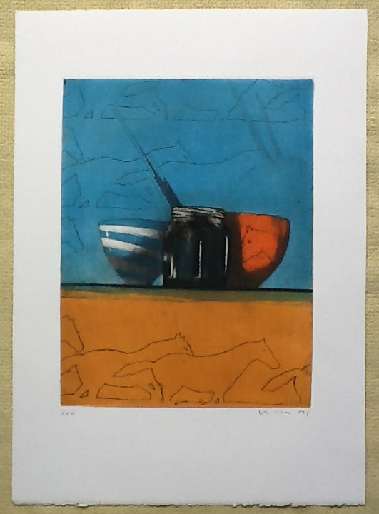 Horses and objects 
