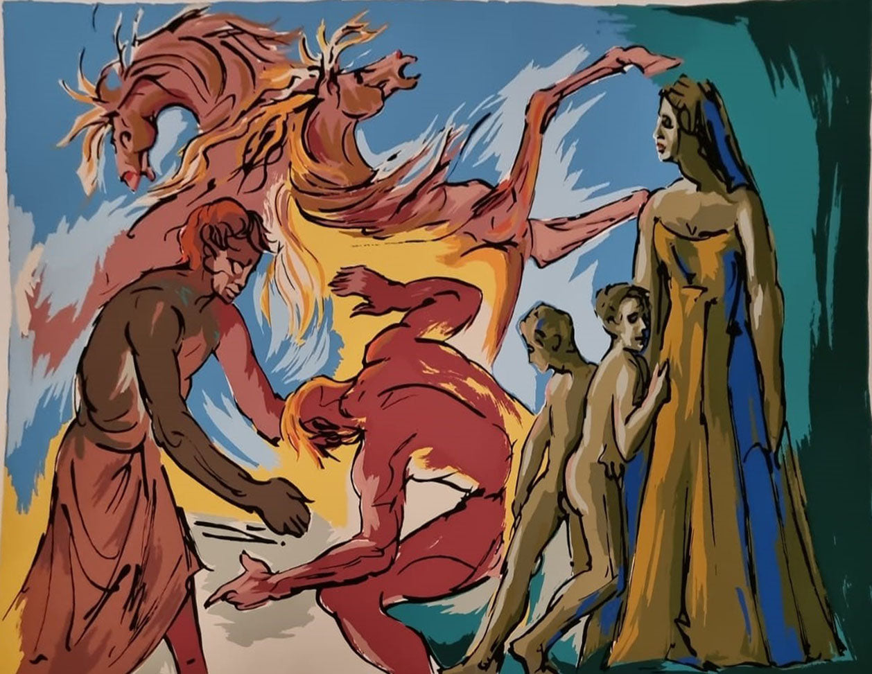 Rodolfo Zito - Figuras mitológicas con caballos