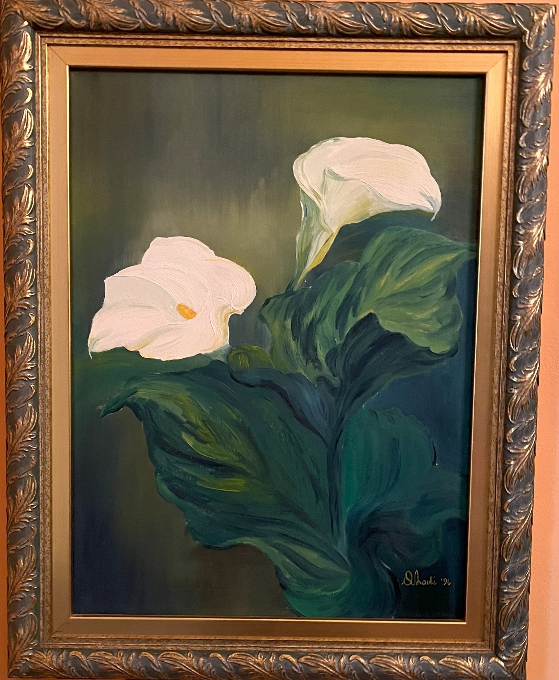 Lirios de cala blancos