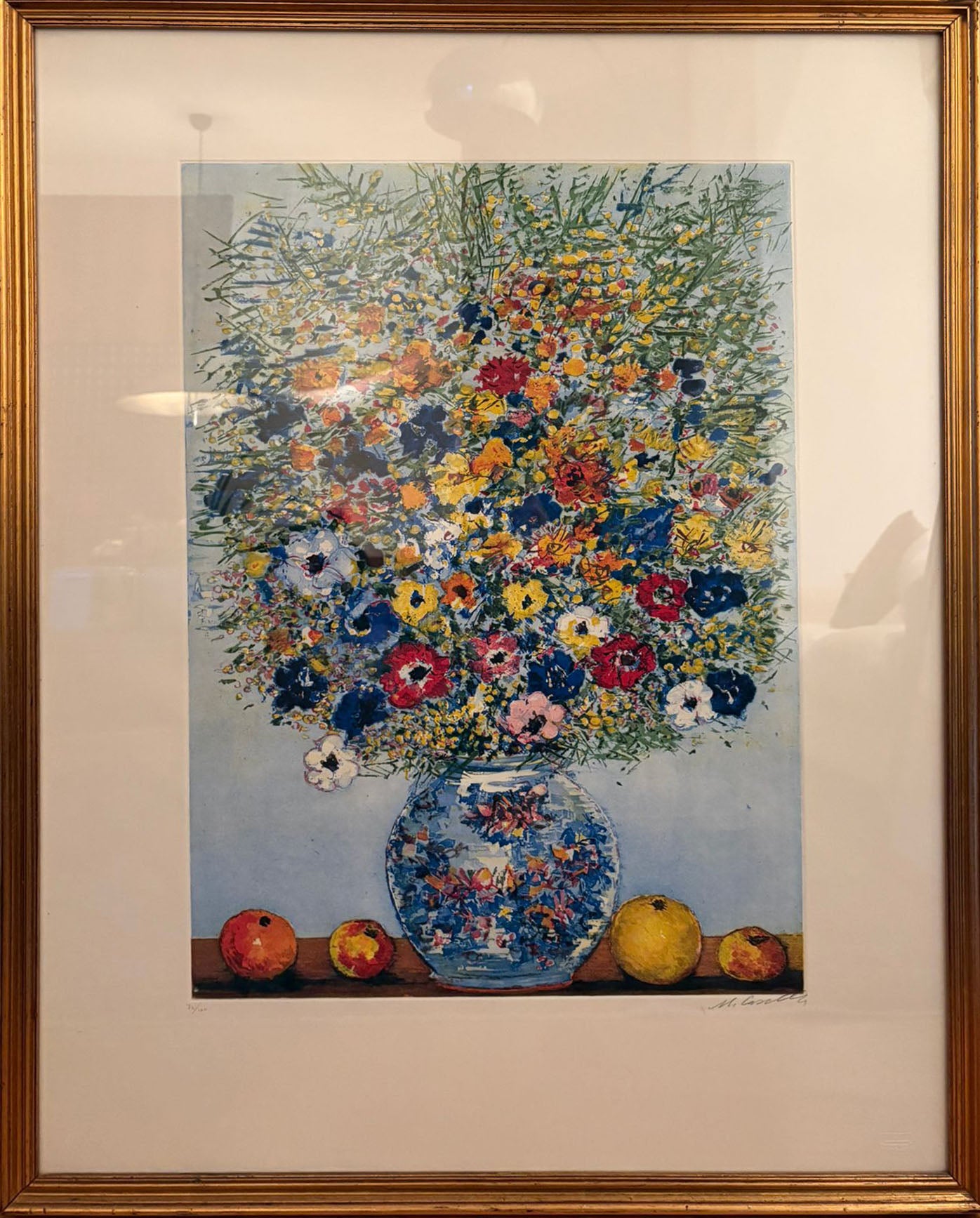Michele Cascella - Vase of Flowers