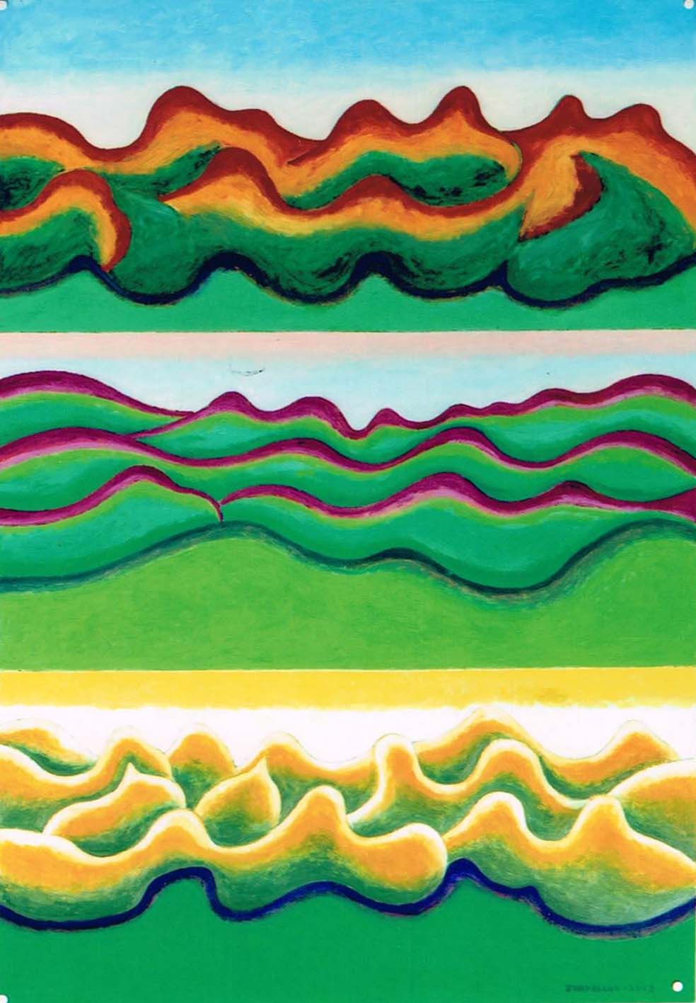 Antonio Zarpellon - Multiple Hilly Landscape
