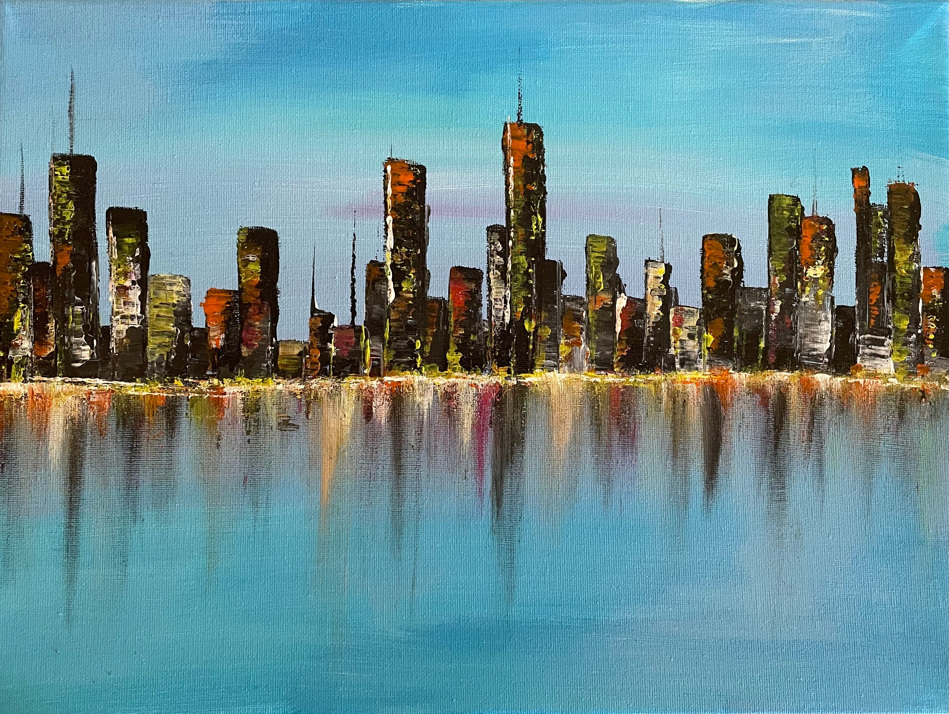 Un horizonte de ciudad