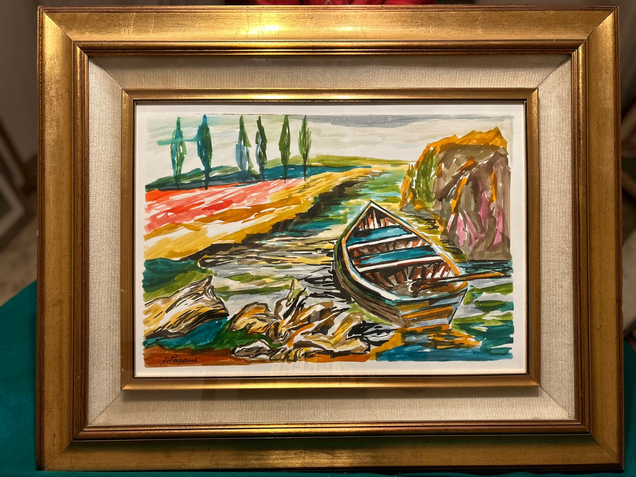 Barco en el río