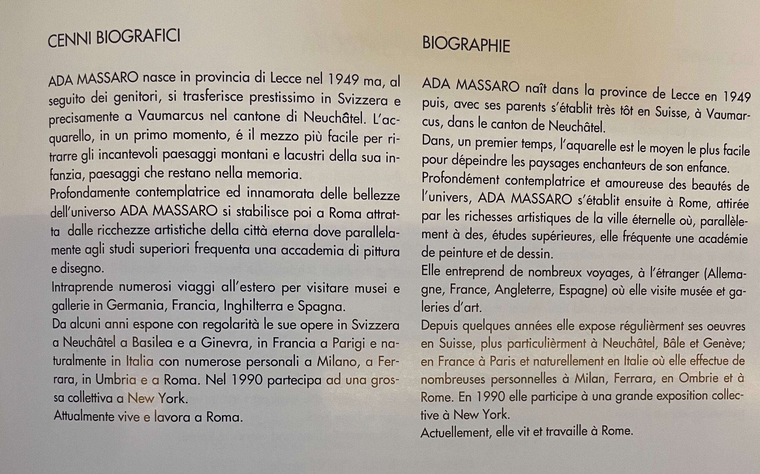 ADA MASSARO - PRIMAVERA IN CITTA'