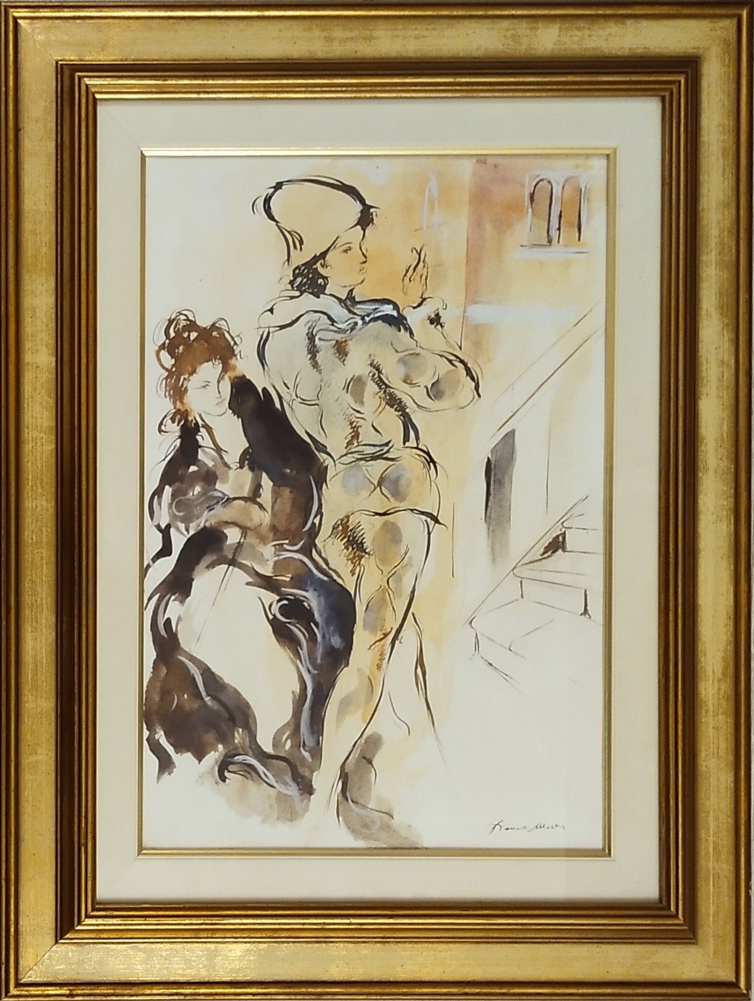 Franco Murer - Harlequin in Venice