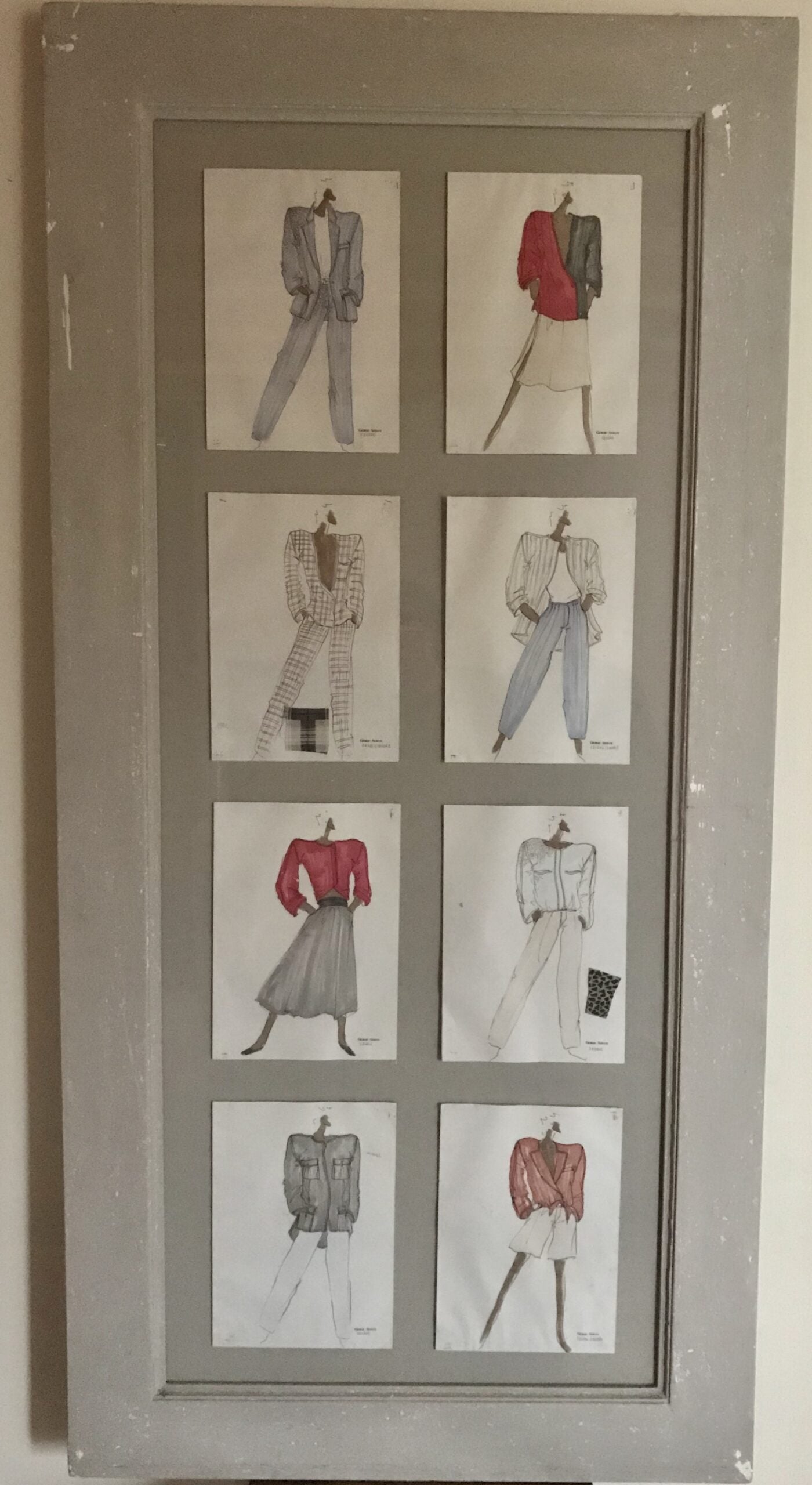 Giorgio Armani - Primi disegni originali della collezione storica