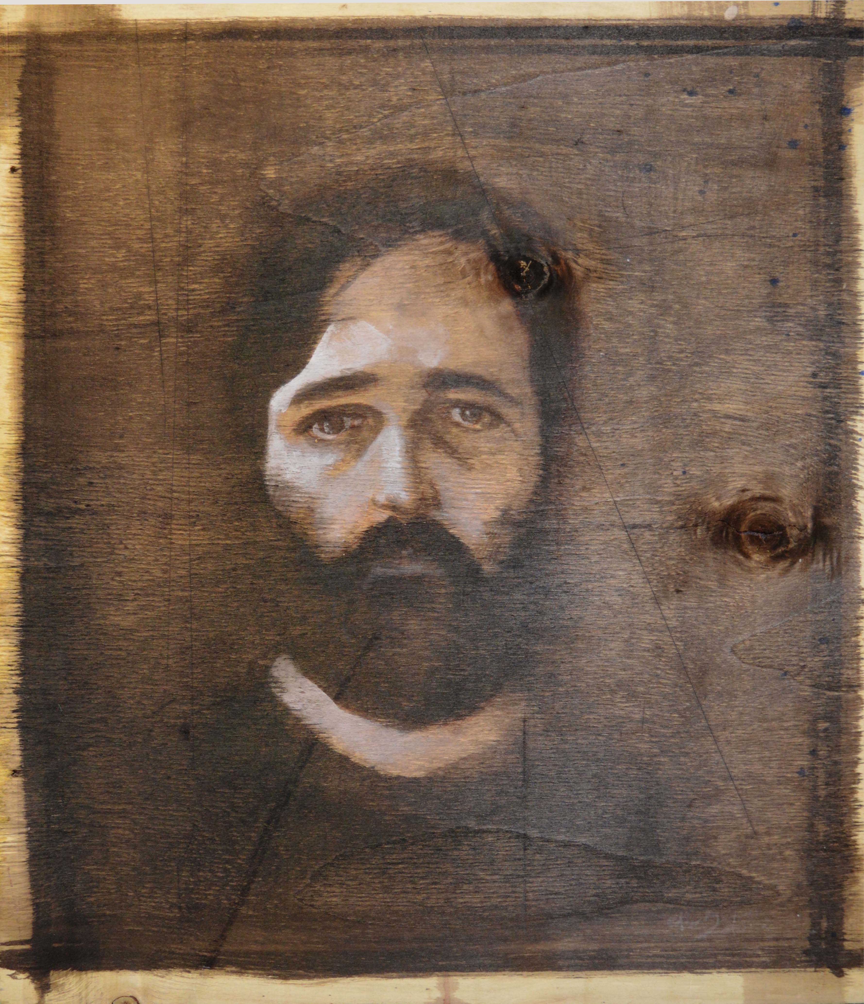 Emilio Facchini - Self-Portrait in Black