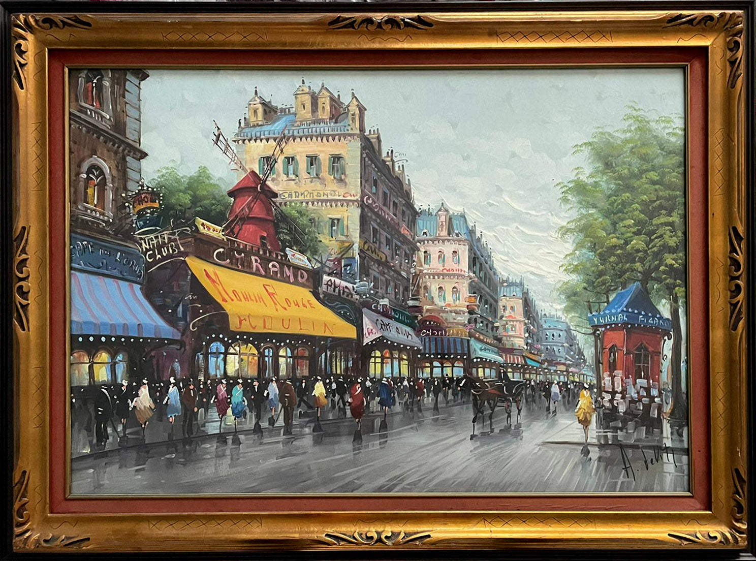 Antonio De Vity - Vista parisina