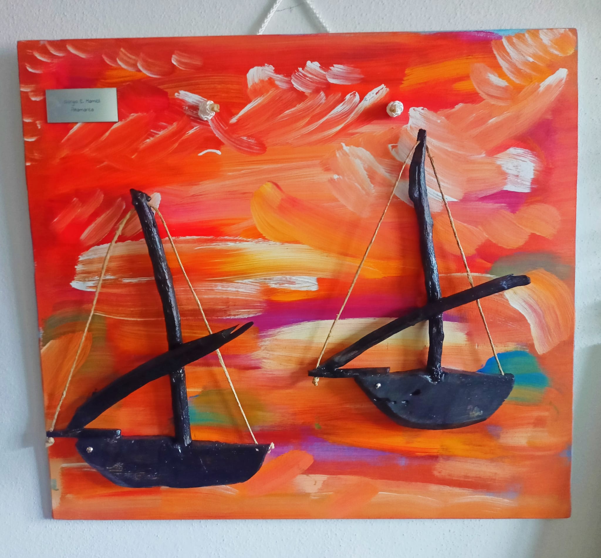 Boats at sunset