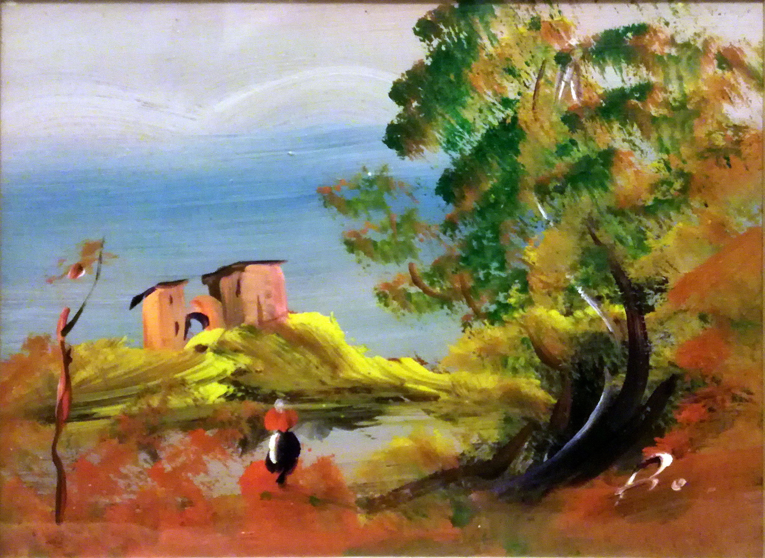 Bo - Landscape with figure